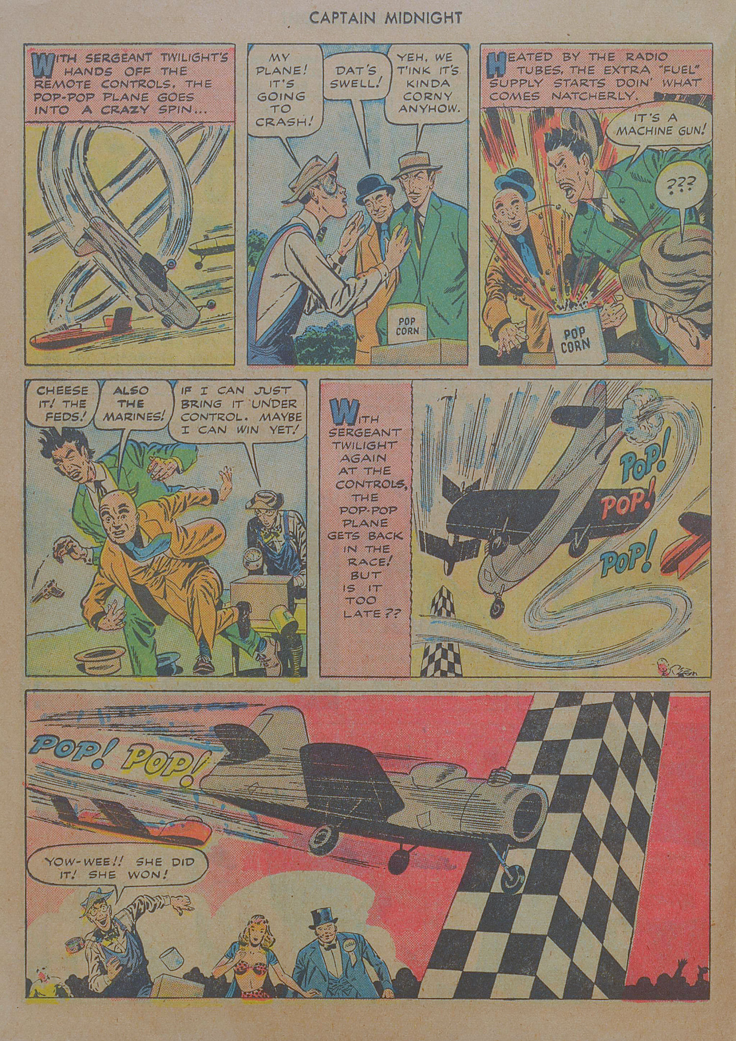Read online Captain Midnight (1942) comic -  Issue #67 - 14