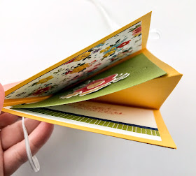 Video & PDF (Printable) Tutorial for Collapsible Room Card ~ Needle & Thread ~ 2019 Occasion Catalog ~ Fun Fold Card ~ www.juliedavison.com