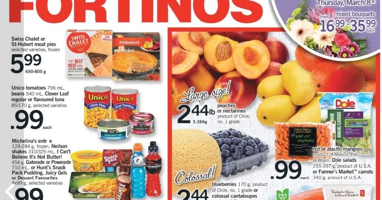 fortinos weekly flyer march 29 april 4 2018 fortinos food flyer
