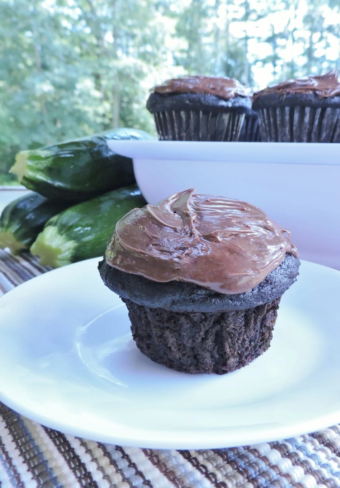 Chocolate Zucchini Cupcakes
