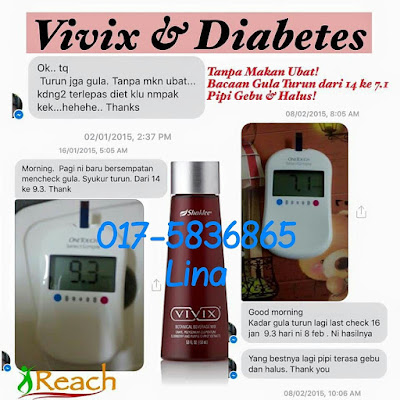 kencing manis dan vivix shaklee