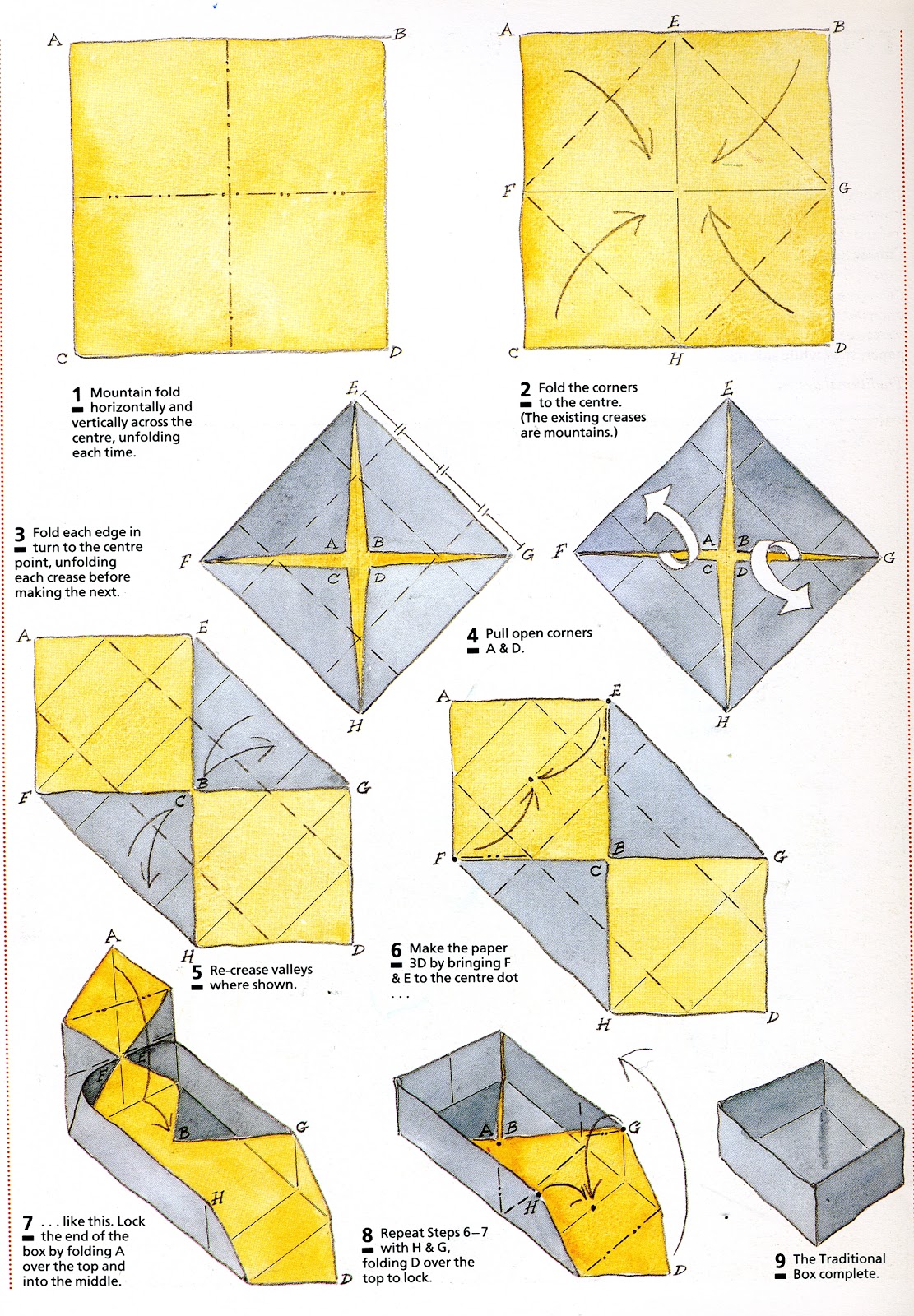 The Empty Oxo Box Origami T Boxes