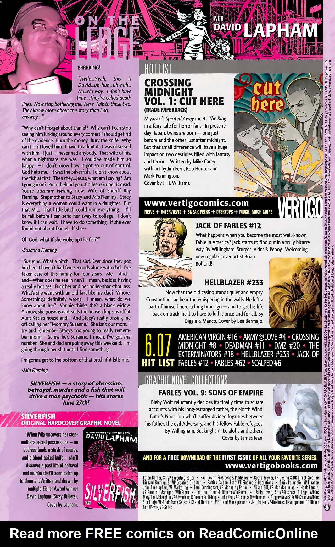 Read online DMZ (2006) comic -  Issue #20 - 22