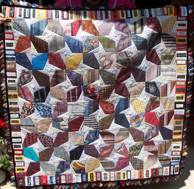 Quilt Inspiration: Shirt-and-tie quilts, by Nancy Sturgeon