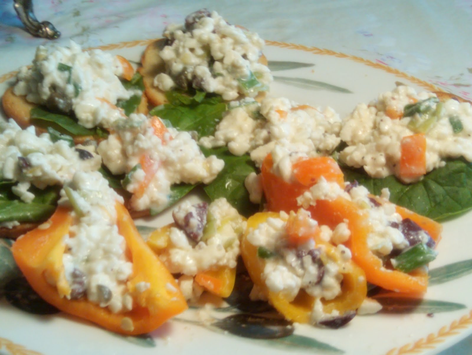 A Table At Robert Ridge Grecian Garden Cottage Cheese