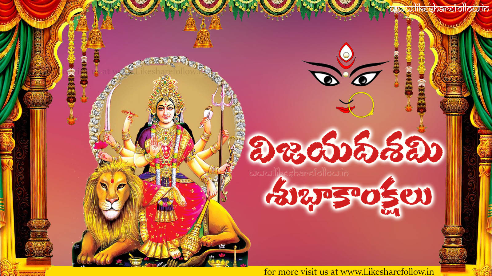 Best telugu dasara wishes quotes greetings | Like Share Follow
