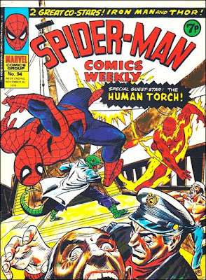 Spider-Man Comics Weekly #94, the Lizard and the Human Torch