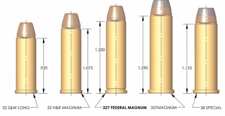 O calibre 327 Federal Magnum.