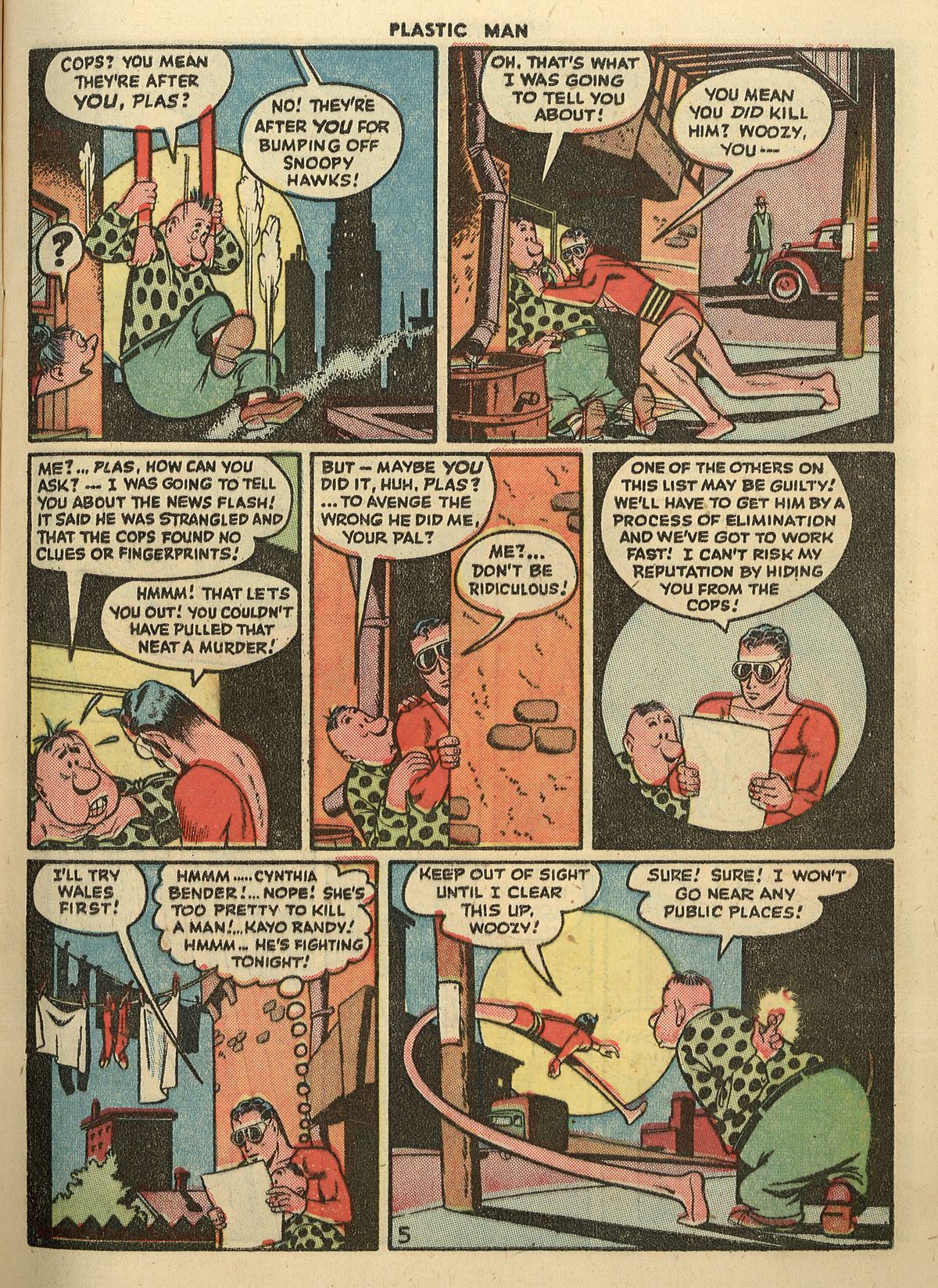 Read online Plastic Man (1943) comic -  Issue #3 - 7