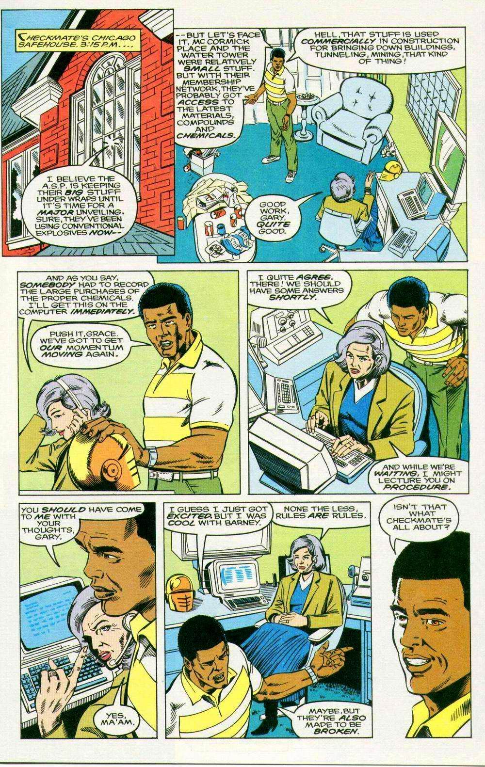 Read online Checkmate (1988) comic -  Issue #2 - 16