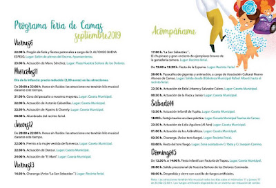 Camas - Feria 2019 - Programación