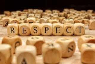 Respect as due regard for the feelings, wishes, or rights of others