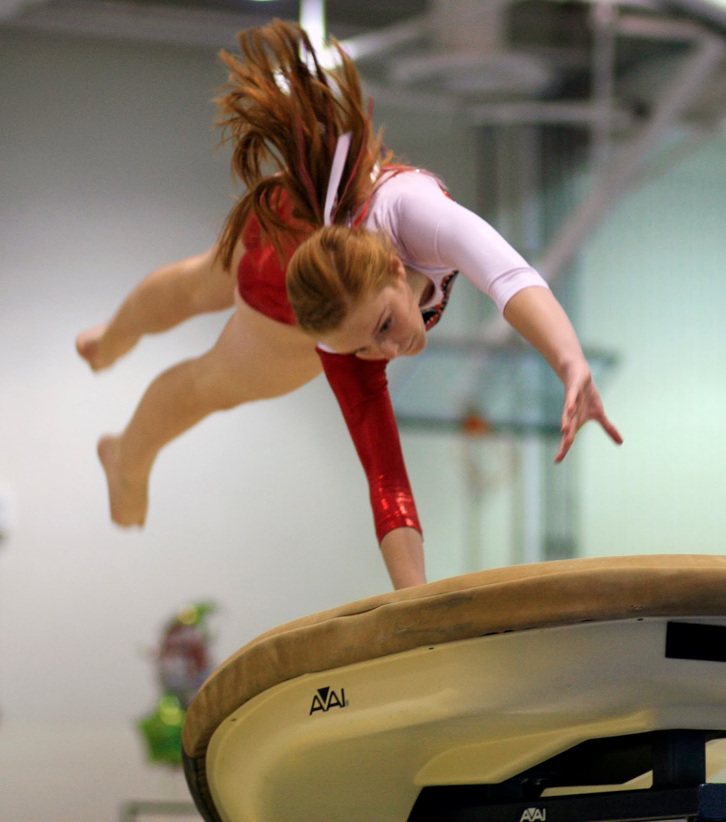 Mark Kodiak Ukena IHSA Girls Gymnastics at Lake Forest High School