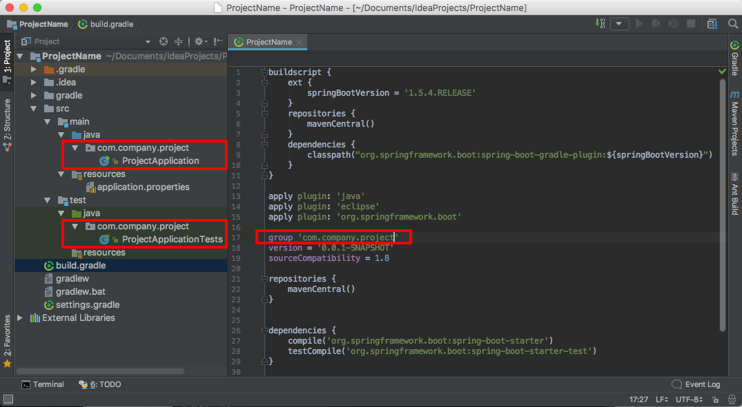 IntelliJ IDEA CE + Spring Boot + Gradle 프로젝트 생성하기 My Programming Trend Report