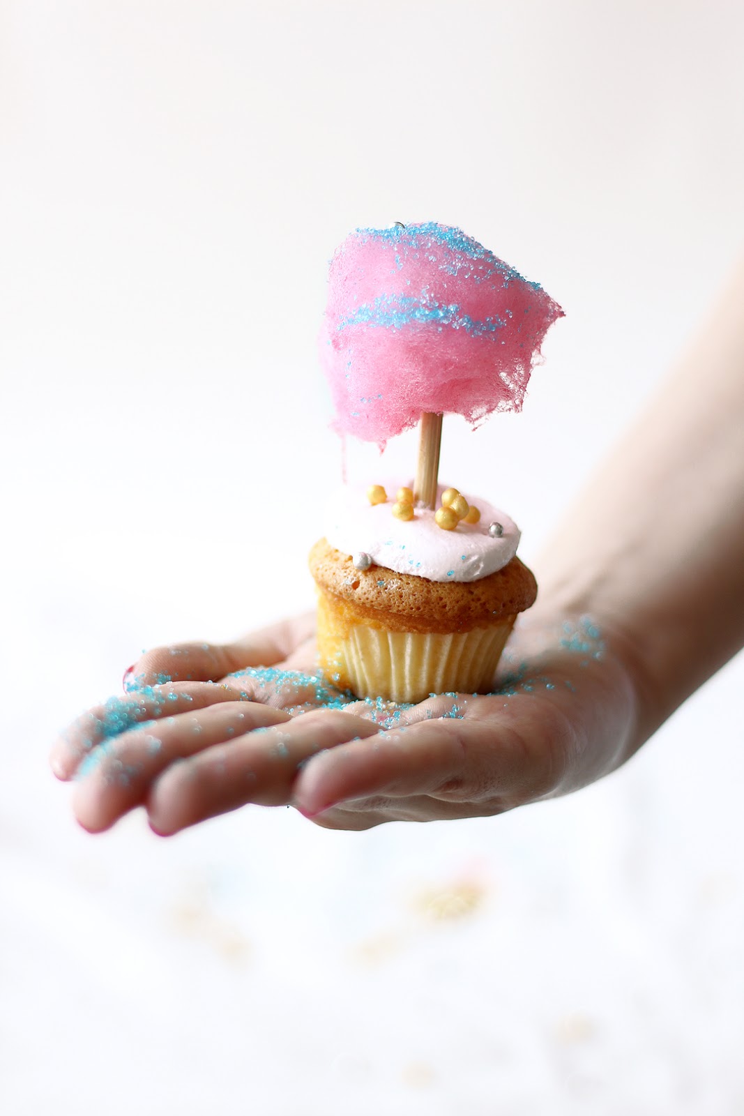 bulutağacı Pamuk Şeker Kremalı Pamuk Şeker Cupcake