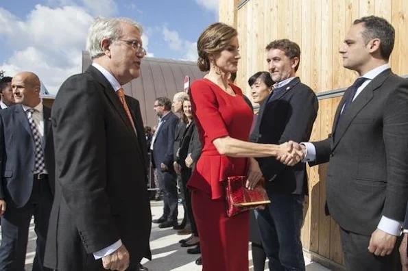 Queen Letizia of Spain and UN Secretary-General Ban Ki-moon and General Director of the FAO (UN's Food and Agriculture Organisation) Jose Graziano Da Silva attends the ceremony marking the 70th anniversary of FAO (UN's Food and Agriculture Organisation) the World Food Day