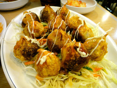 Korean fried meat balls in Myeongdong