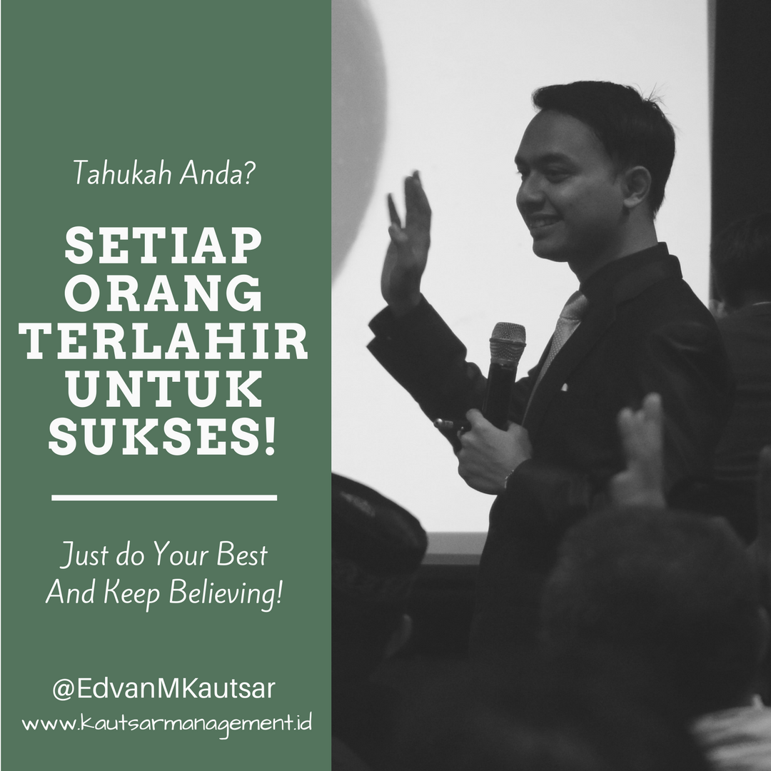 Edvan M Kautsar Motivator Muda Indonesia Penulis Pengusaha