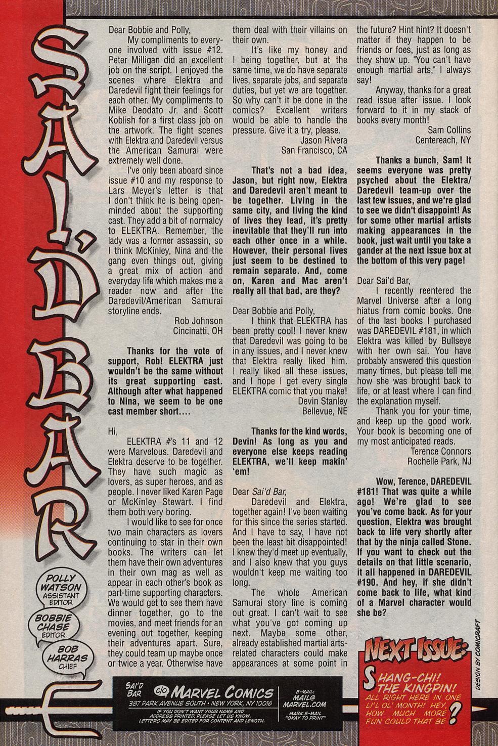 Elektra (1996) Issue #15 - The Dark Castle #16 - English 23