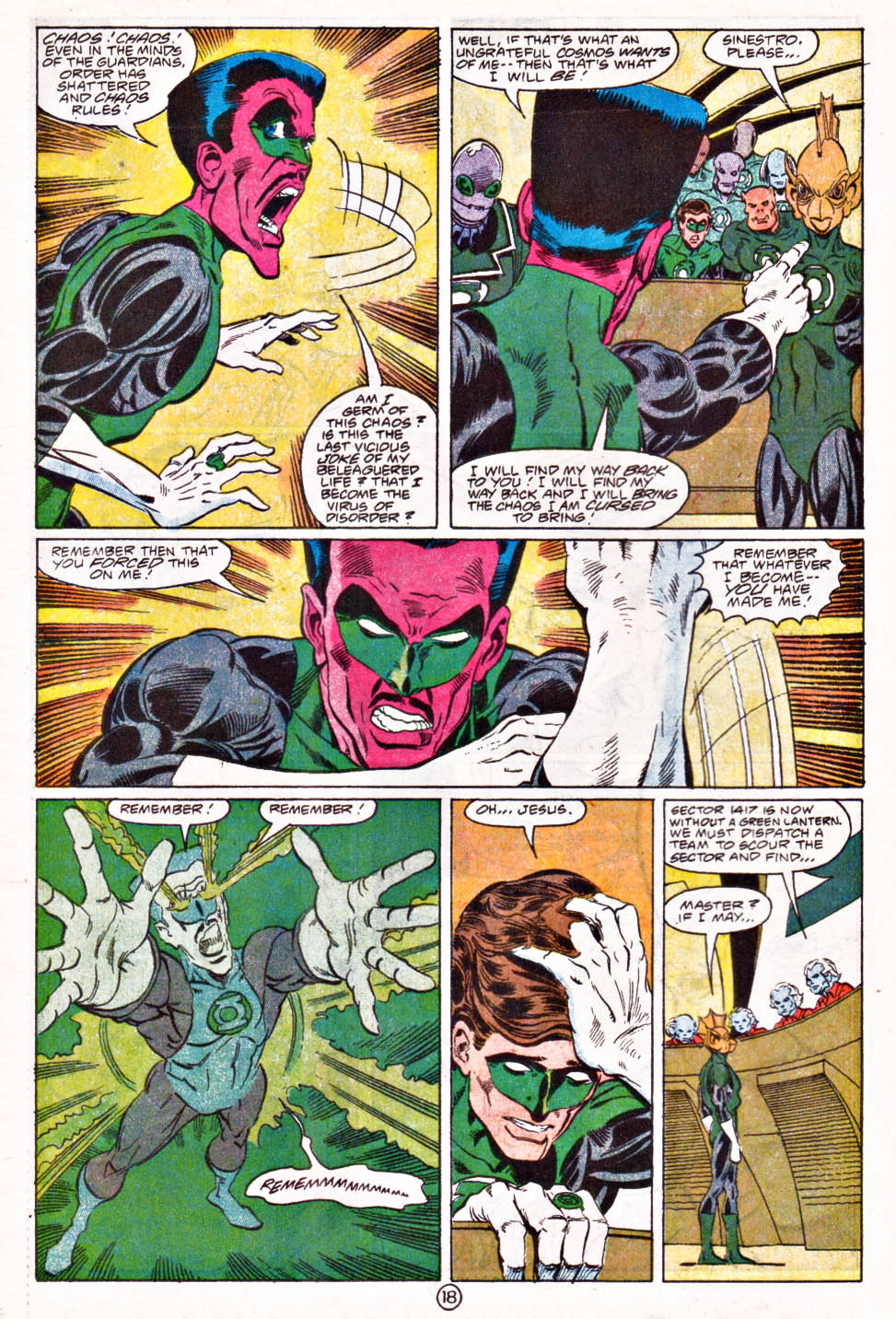 Read online Green Lantern: Emerald Dawn II comic -  Issue #6 - 19