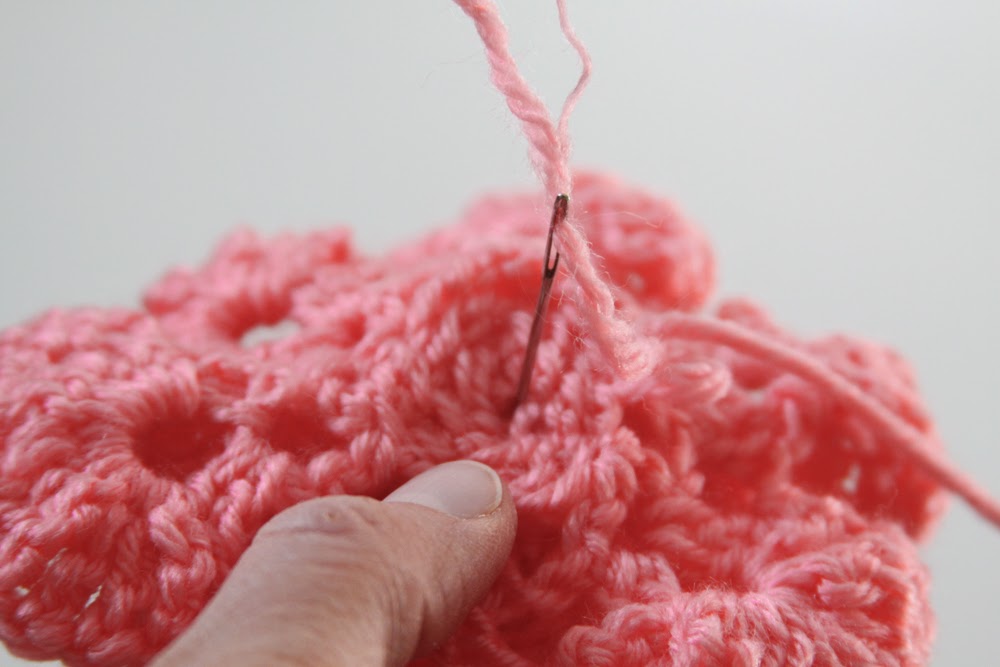 crochet rose, crochet pattern, Anne Butera, My Giant Strawberry