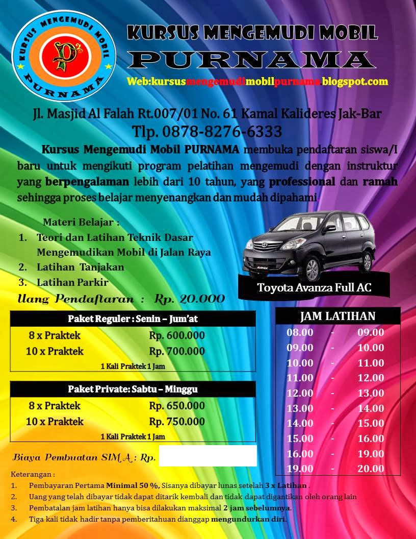 Kursus Mengemudi Mobil PURNAMA
