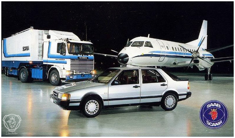 SCANIA: Scania 142M V8 Saab-Scania poster