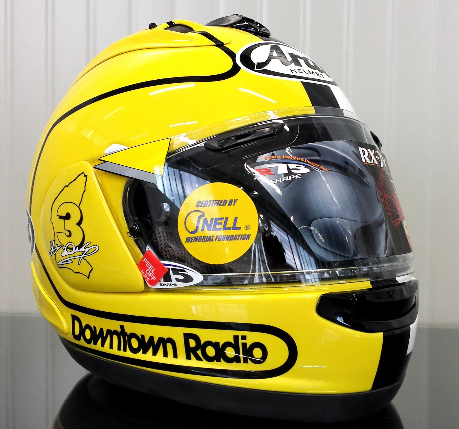 Racing Helmets Garage Arai RX7V "Dunlop Tribute" by TRC Design