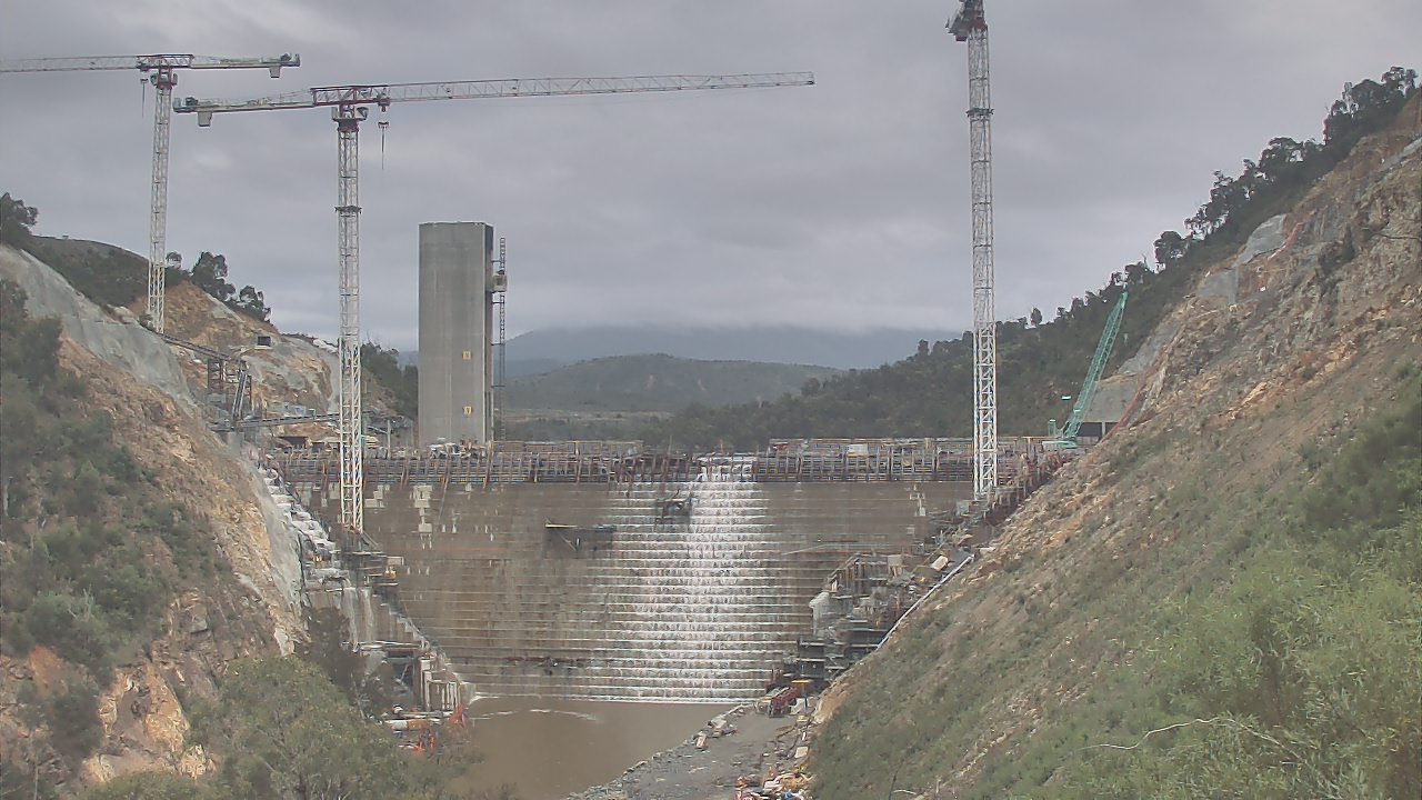 kae's bloodnut blog Cotter Dam, ACT, construction site live cam