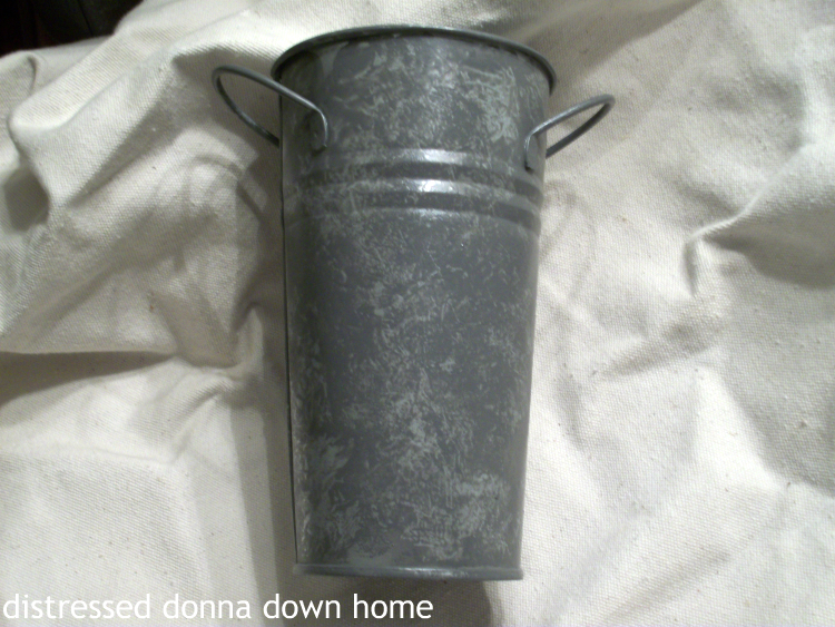 Distressed Donna Down Home Sap Buckets Galvanized