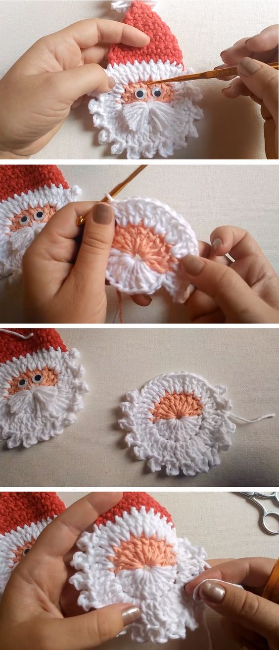 Adornos Navidenos A Crochet Patrones