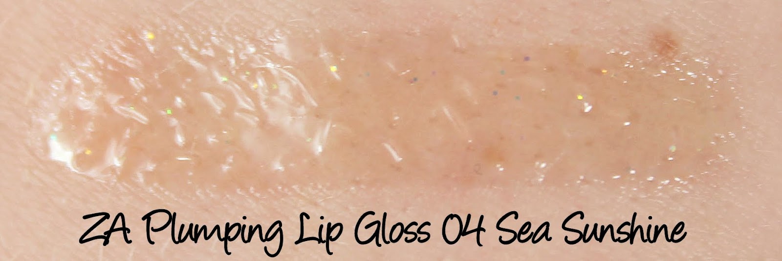 ZA Plumping Lip Gloss 04 Sea Sunshine swatch & review