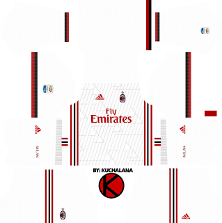 AC Milan Kits 2017/2018 - Dream League Soccer
