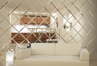 A Mirror Tile With a Facet A Mirror Tile With a Facet