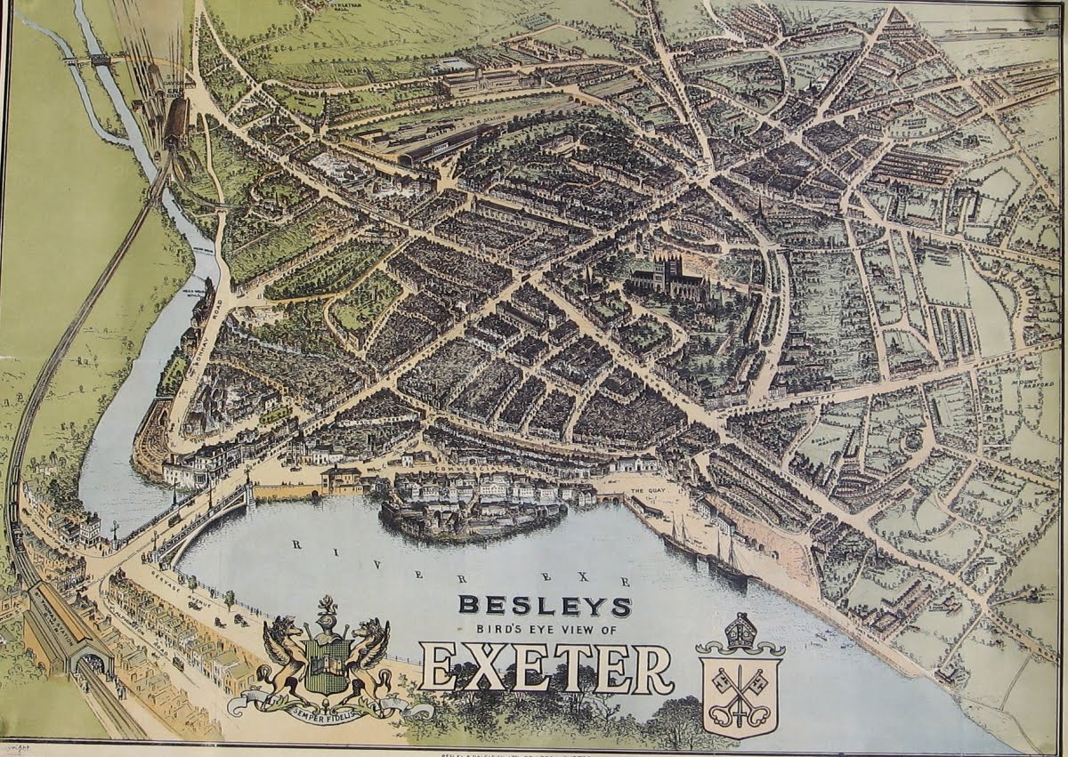 Exeter Working Papers in Book History Exeter maps