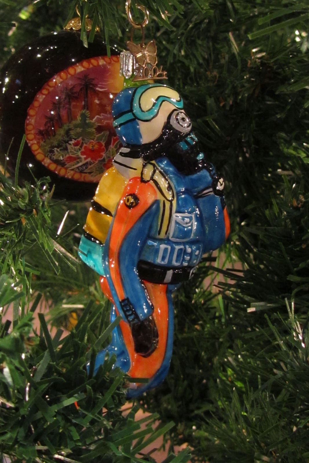 Diving the Kona Coast SCUBAThemed Christmas Ornaments