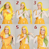 Warna Jilbab Yang Cocok Untuk Baju Warna Kuning