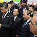 Danilo Medina recibe a homólogo chino, Xi Jinping, en stand de República Dominicana en CIIE