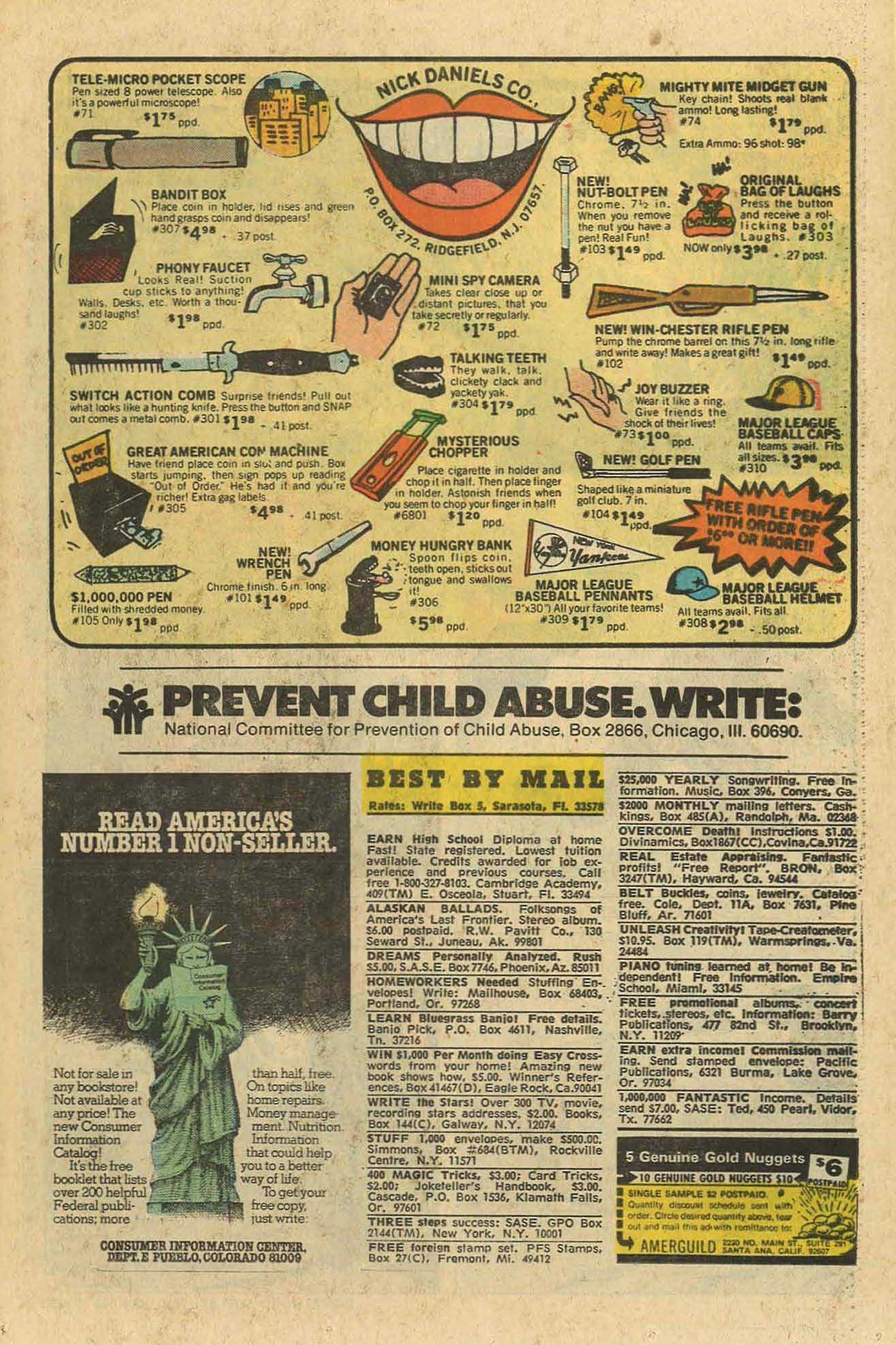 Read online Attack (1971) comic -  Issue #22 - 23