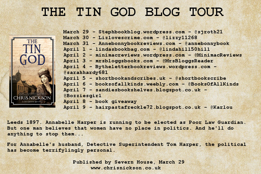The Tin God by Chris Nickson BookReview BlogTour