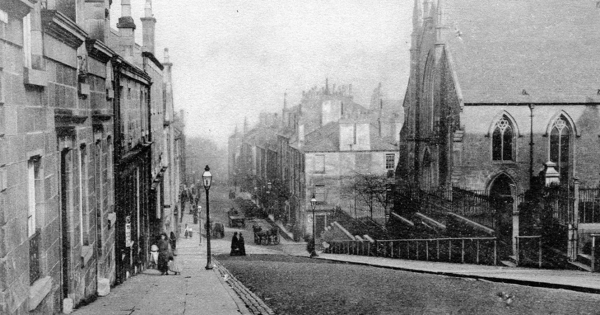 Tour Scotland Old Photograph Ann Street Greenock Scotland