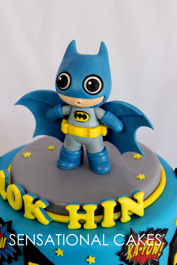 The Sensational Cakes cute cartoon batman customized cake singapore