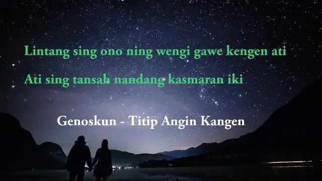Lirik Lagu Genoskun Titip Angin Kangen Layarlirik