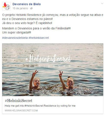 Devaneios e #HelsinkiSecret