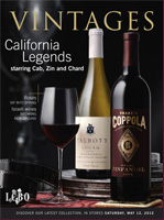 Cover of May 12 VINTAGES magazine