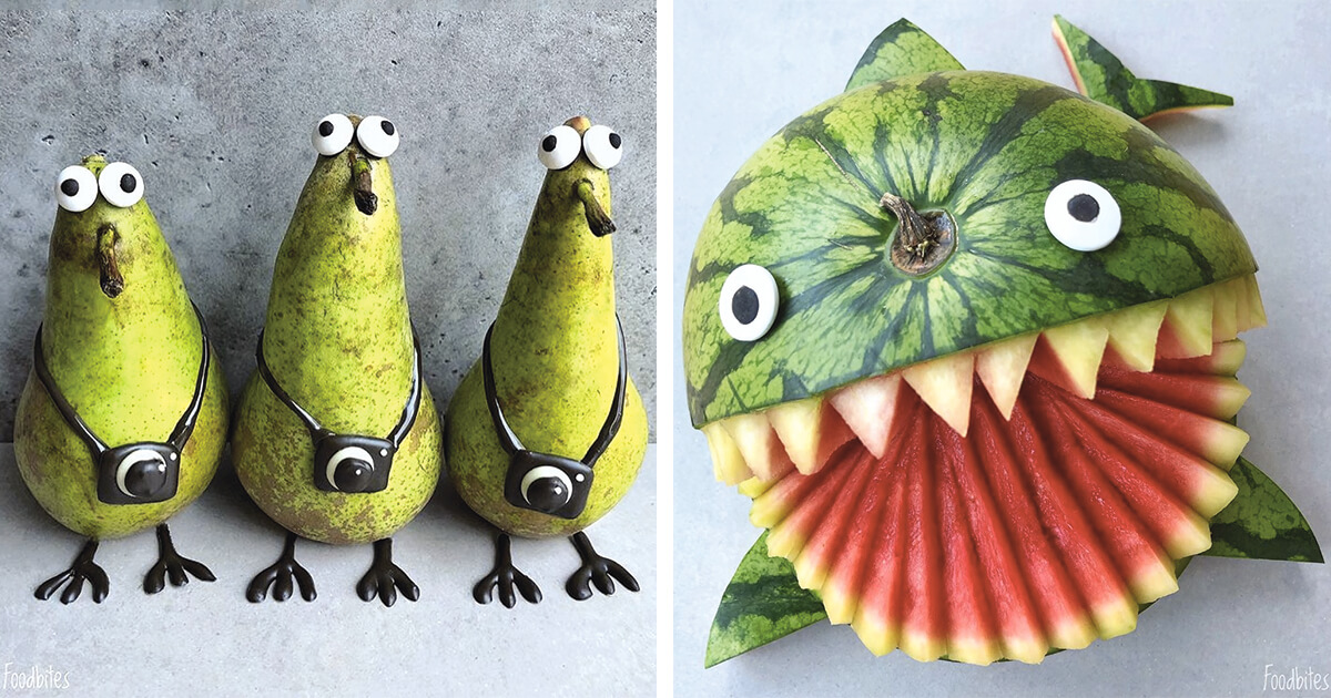 Food Artist Creates Beautifully Realistic Characters That Are Just Too Cute To Eat