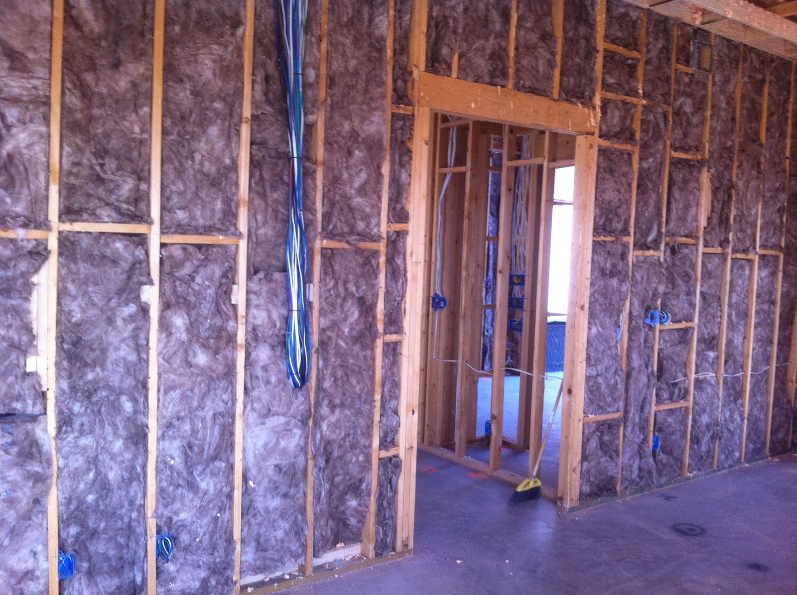 Stockton Residence: Sound Insulation and Sheetrock