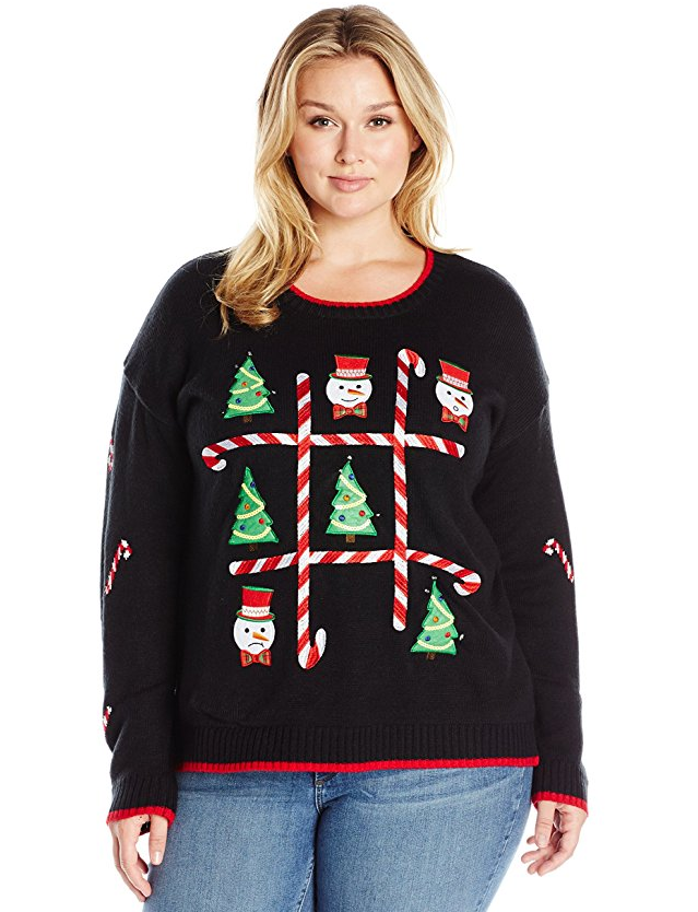 7 Plus Size Ugly Holiday Sweaters that are actually really cute
