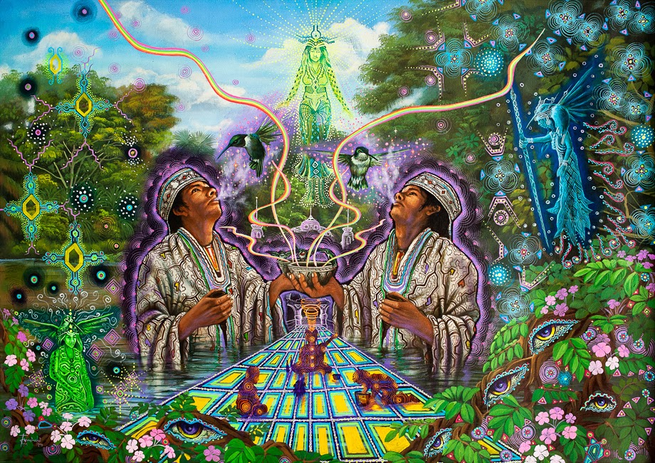 Ayahuasca-Inspired Art by Juan Carlos Taminchi
