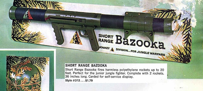 1960s toy 1960s short range Bazooka toy